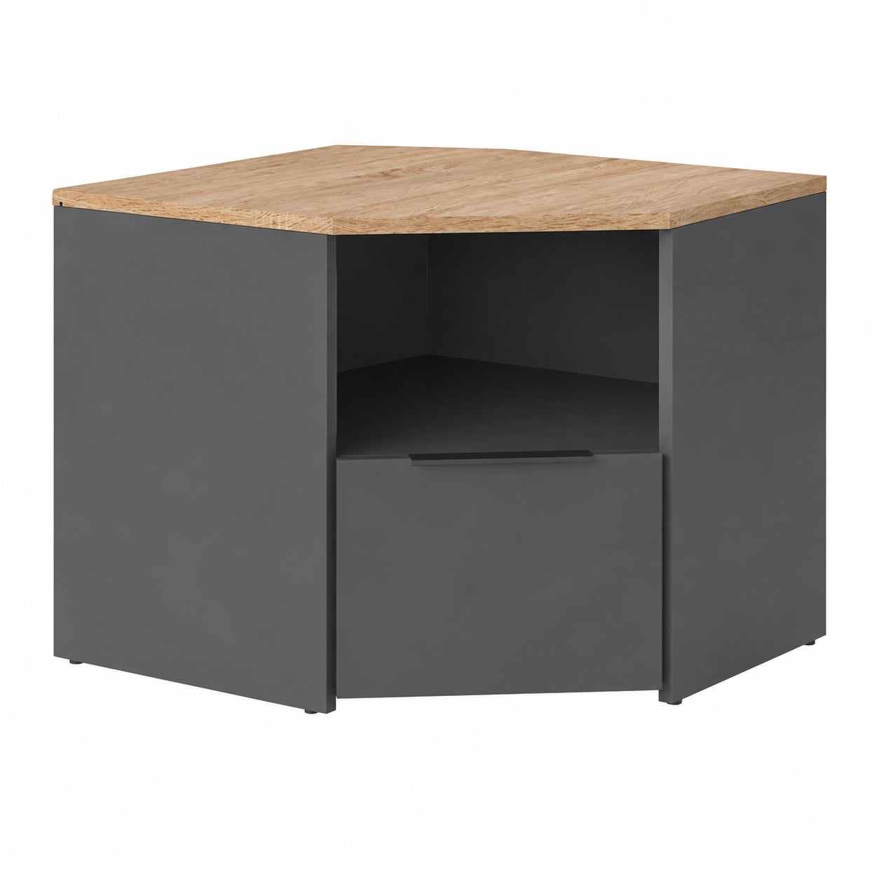 Meuble polyvalent, coloris anthracite, 68 x 50 cm, pour les espaces de vie