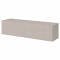 Armoire, coloris gris et beige, pour la chambre
