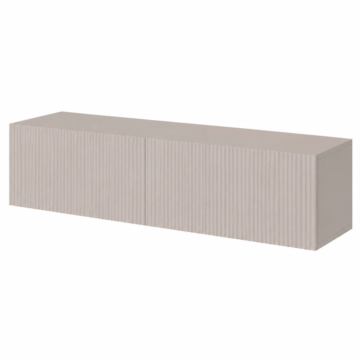 Armoire, coloris gris et beige, pour la chambre