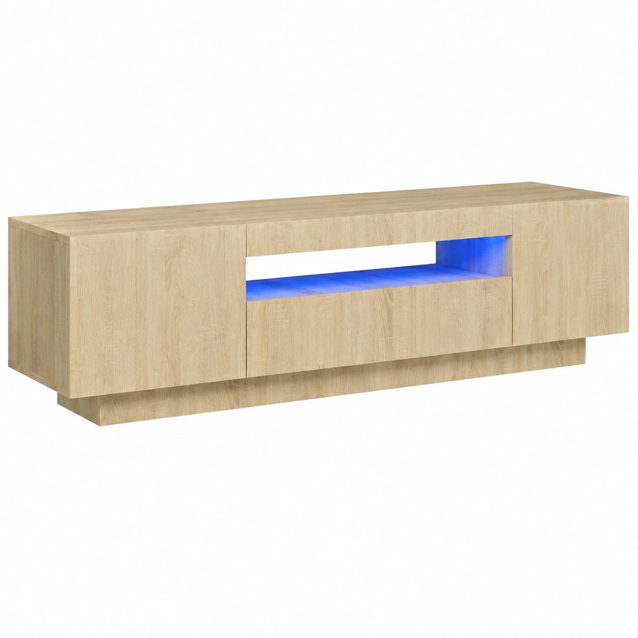 Armoire, en chêne, avec éclairage LED, pour la chambre