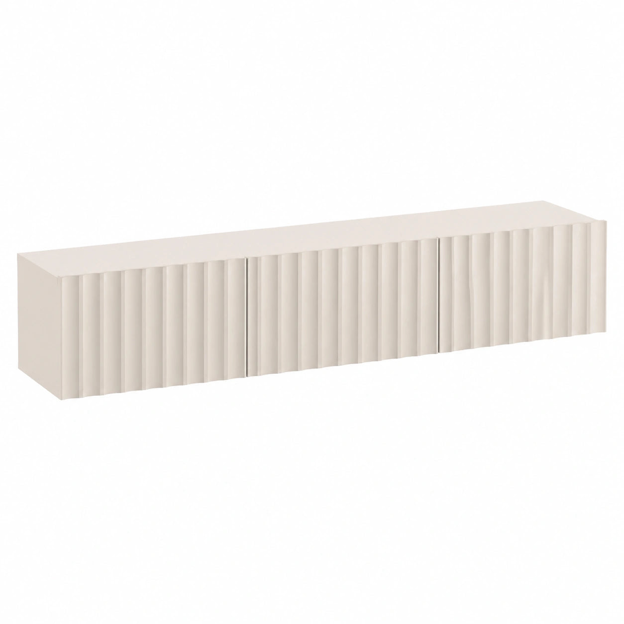 Armoire, avec étagères, coloris beige, pour la chambre