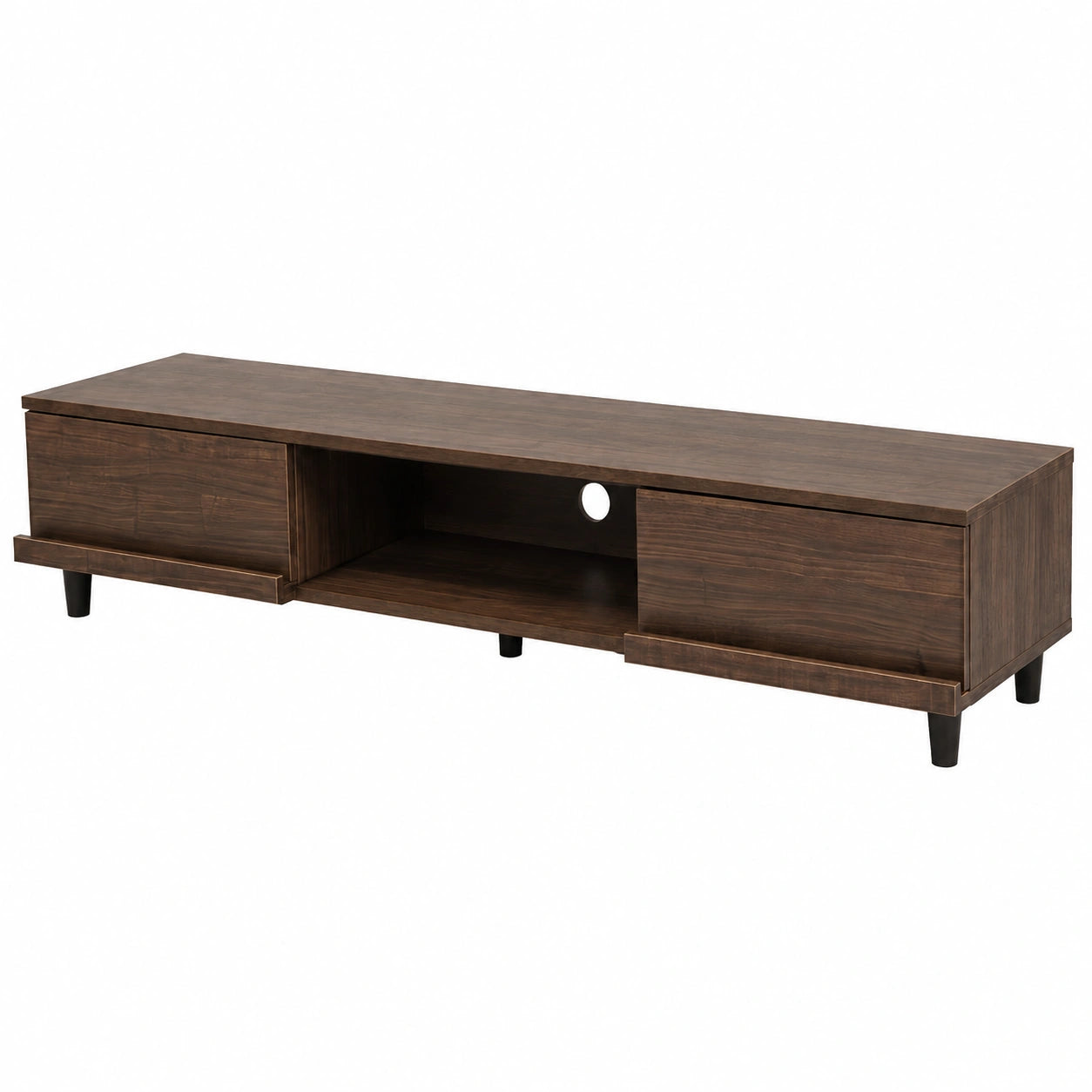 Meuble d’appoint, coloris marron, pour le salon ou la chambre