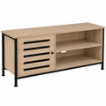 Meuble TV, avec rangement, avec étagères, 110 x 41,5 x 50,5 cm, pour le salon